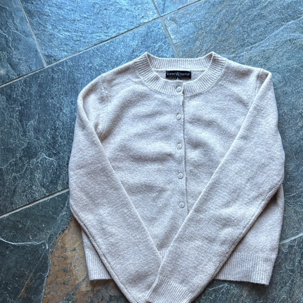 Almost Famous Women's Soft Beige Cardigan - Picture 7 of 7
